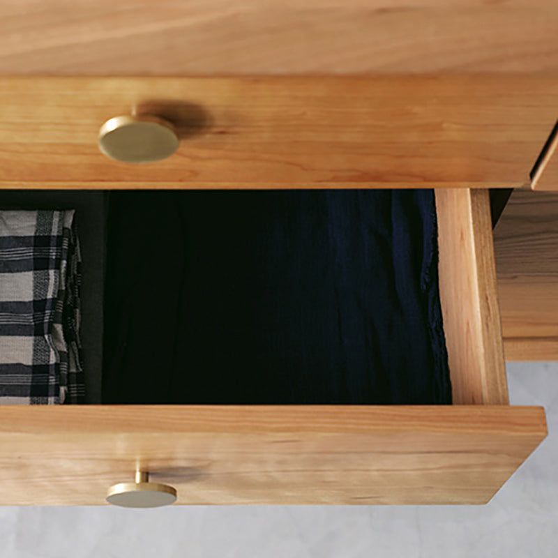 Sideboard in legno a buffet a buffet a 9 cassetti glam per soggiorno