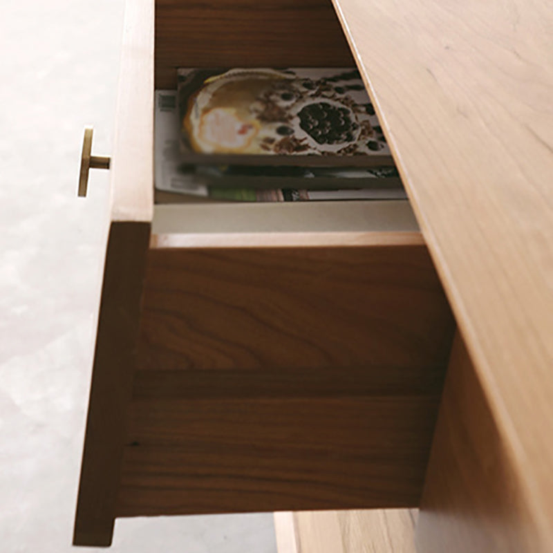 Sideboard in legno a buffet a buffet a 9 cassetti glam per soggiorno