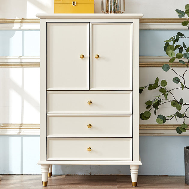 Modern Engineered Wood Buffet Sideboard 2-Door Dining Room Buffet Server in White Clearhalo 'buffet_sideboard' 'Buffets & Sideboards' 'furn' 'furn_buffet_sideboard' 'Furniture' 'Kitchen & Dining Furniture' 5751643