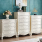 White Sold Wood Buffet Server soggiorno a buffet moderno con cassetti
