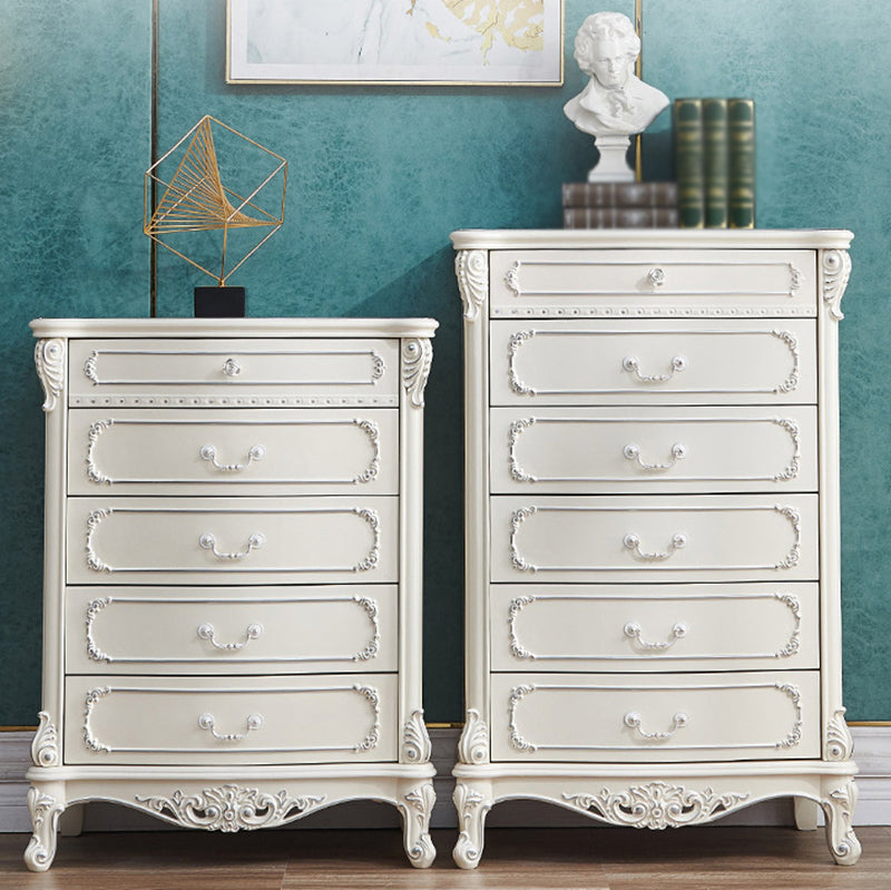 White Sold Wood Buffet Server soggiorno a buffet moderno con cassetti