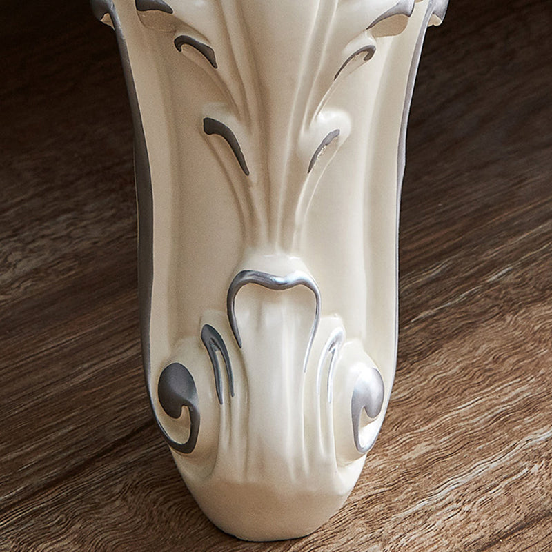 White Sold Wood Buffet Server soggiorno a buffet moderno con cassetti