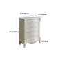 White Sold Wood Buffet Server soggiorno a buffet moderno con cassetti