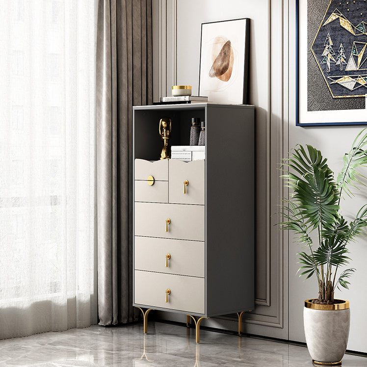 Server a buffet in pietra in stile moderno 51,9 "H buffet server per sala da pranzo