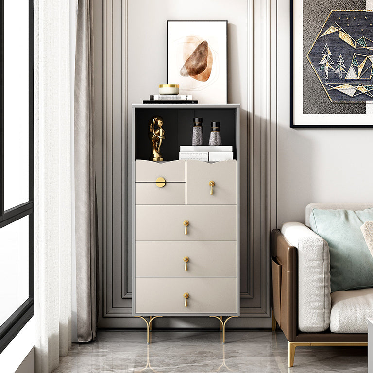 Server a buffet in pietra in stile moderno 51,9 "H buffet server per sala da pranzo