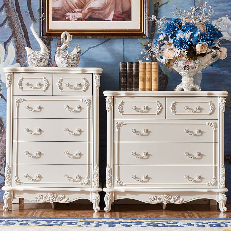 Server a buffet bianco moderno in legno ingegnerizzato per sala da pranzo