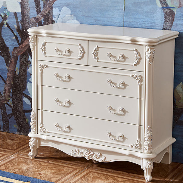 Server a buffet bianco moderno in legno ingegnerizzato per sala da pranzo