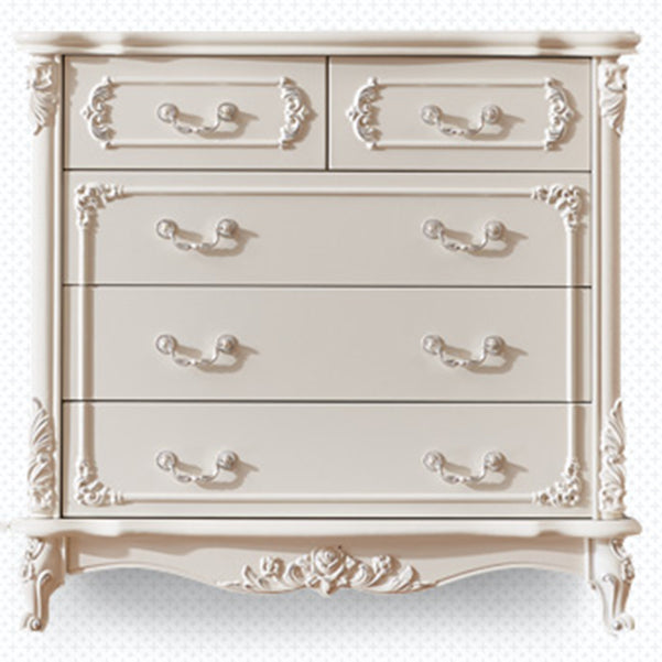 Server a buffet bianco moderno in legno ingegnerizzato per sala da pranzo