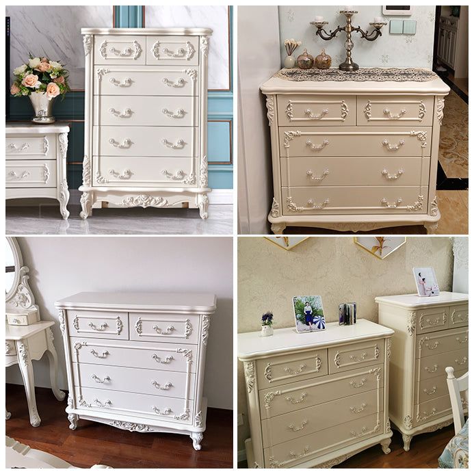 Server a buffet bianco moderno in legno ingegnerizzato per sala da pranzo