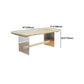 Rectangle Dining Table Contemporary Style Solid Wood Natural Dinner Table Clearhalo 'Dining Tables & Seating' 'Dining Tables' 'dining_table' 'furn' 'furn_dining_table' 'Furniture' 'Kitchen & Dining Furniture' 5751910