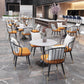 Modern Round Dining Table Sintered Stone Tulip Table for Dining Room Clearhalo 'Dining Tables & Seating' 'Dining Tables' 'dining_table' 'furn' 'furn_dining_table' 'Furniture' 'Kitchen & Dining Furniture' 5751982
