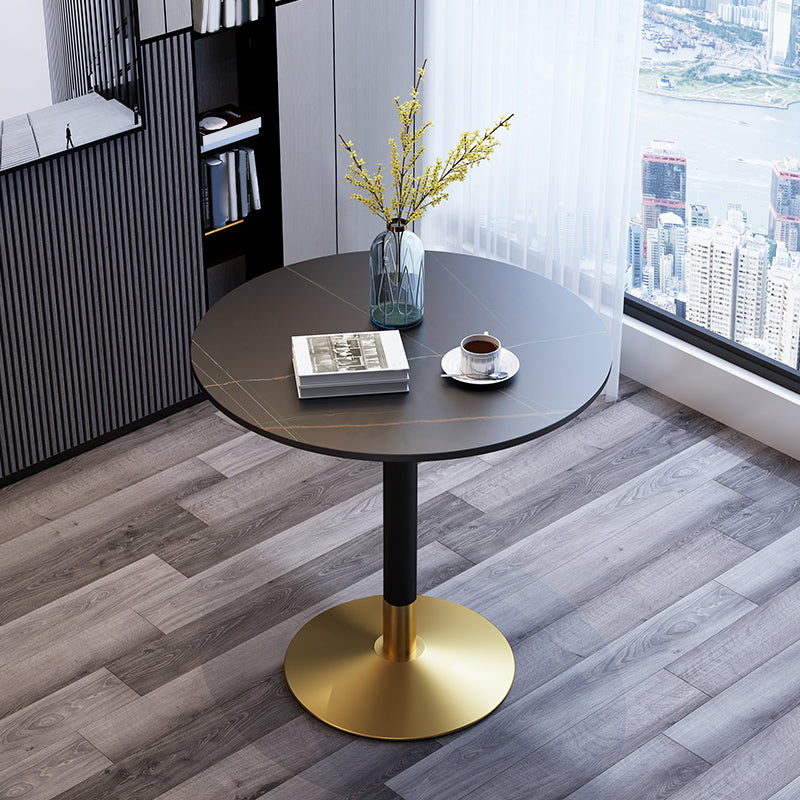 Moderner Tulpen-Esstisch aus gesintertem Stein, runder Tisch für das Esszimmer