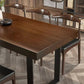 Brown Solid Wood Top Table Rectangle Black Iron Sled Base Dining Table Clearhalo 'Dining Tables & Seating' 'Dining Tables' 'dining_table' 'furn' 'furn_dining_table' 'Furniture' 'Kitchen & Dining Furniture' 5752039