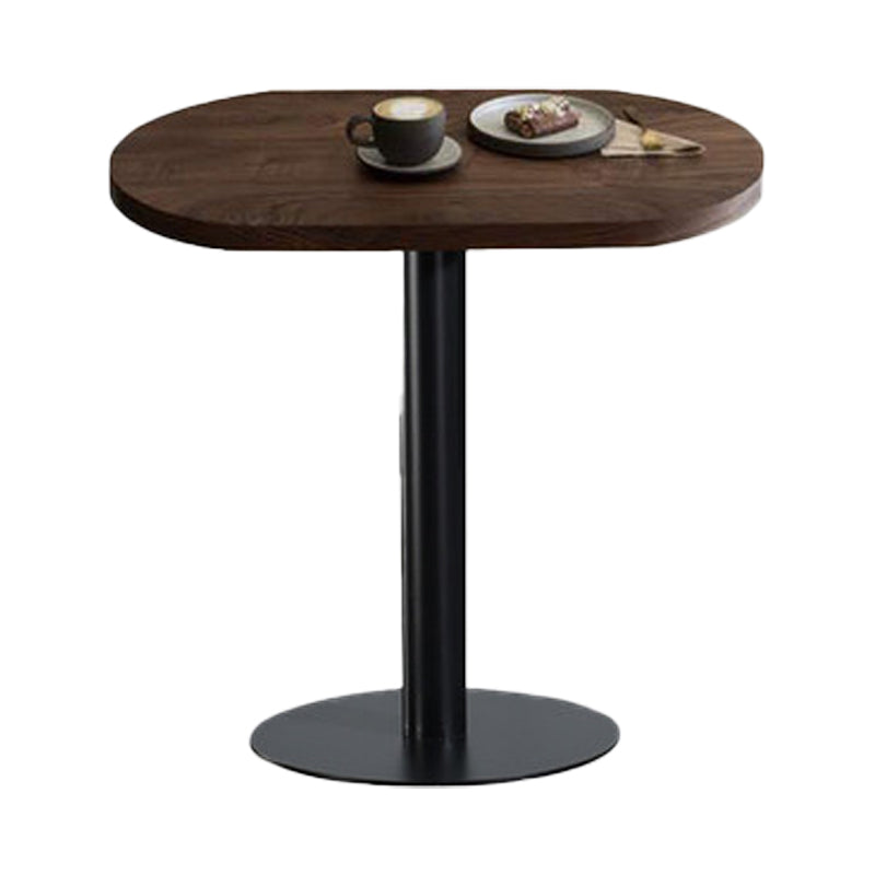 Oval Dining Table Modern Style Solid Wood Dinner Table for Home Kitchen Metal Without Chairs Clearhalo 'Dining Tables & Seating' 'Dining Tables' 'dining_table' 'furn' 'furn_dining_table' 'Furniture' 'Kitchen & Dining Furniture' 5752343