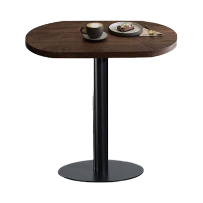 Oval Dining Table Modern Style Solid Wood Dinner Table for Home Kitchen