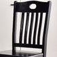 Modern Rubberwood Slat Back Chair Matte Finish Wood Dining Chair Clearhalo 'Dining Chairs' 'Dining Tables & Seating' 'dining_chair' 'furn' 'furn_dining_chair' 'Furniture' 'Kitchen & Dining Furniture' 5752427