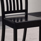 Modern Rubberwood Slat Back Chair Matte Finish Wood Dining Chair Clearhalo 'Dining Chairs' 'Dining Tables & Seating' 'dining_chair' 'furn' 'furn_dining_chair' 'Furniture' 'Kitchen & Dining Furniture' 5752428