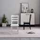 Modern Rubberwood Slat Back Chair Matte Finish Wood Dining Chair Clearhalo 'Dining Chairs' 'Dining Tables & Seating' 'dining_chair' 'furn' 'furn_dining_chair' 'Furniture' 'Kitchen & Dining Furniture' 5752430