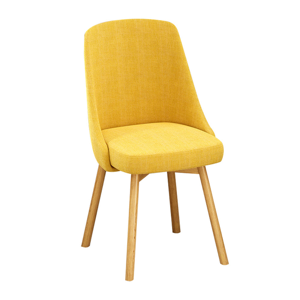 Solid Back Chair Industrial Wood Dining Kitchen Room Side Chair Yellow 1 Piece Clearhalo 'Dining Chairs' 'Dining Tables & Seating' 'dining_chair' 'furn' 'furn_dining_chair' 'Furniture' 'Kitchen & Dining Furniture' 5752515