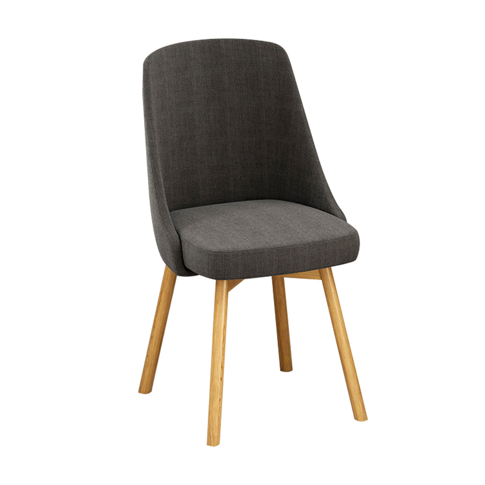 Solid Back Chair Industrial Wood Dining Kitchen Room Side Chair Dark Gray 1 Piece Clearhalo 'Dining Chairs' 'Dining Tables & Seating' 'dining_chair' 'furn' 'furn_dining_chair' 'Furniture' 'Kitchen & Dining Furniture' 5752519