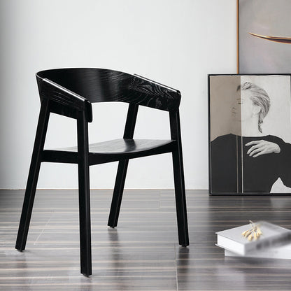 Sillas traseras tradicionales de la espalda silla de comedor con patas de madera para la cocina