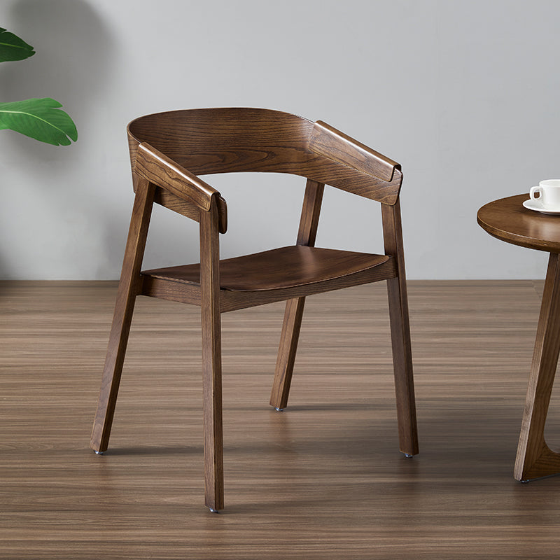 Sillas traseras tradicionales de la espalda silla de comedor con patas de madera para la cocina