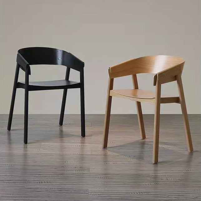 Sillas traseras tradicionales de la espalda silla de comedor con patas de madera para la cocina