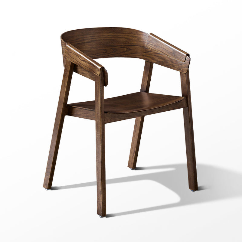 Sillas traseras tradicionales de la espalda silla de comedor con patas de madera para la cocina