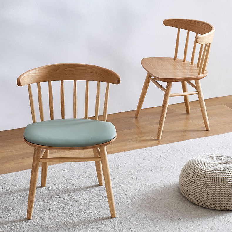 Sillas traseras tradicionales sillas de comedor sillas sin brazos con patas de madera para cocina