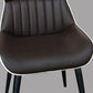 Industrial Wingback Parsons Chair for Kitchen Faux Leather Dining Chairs Clearhalo 'Dining Chairs' 'Dining Tables & Seating' 'dining_chair' 'furn' 'furn_dining_chair' 'Furniture' 'Kitchen & Dining Furniture' 5752553