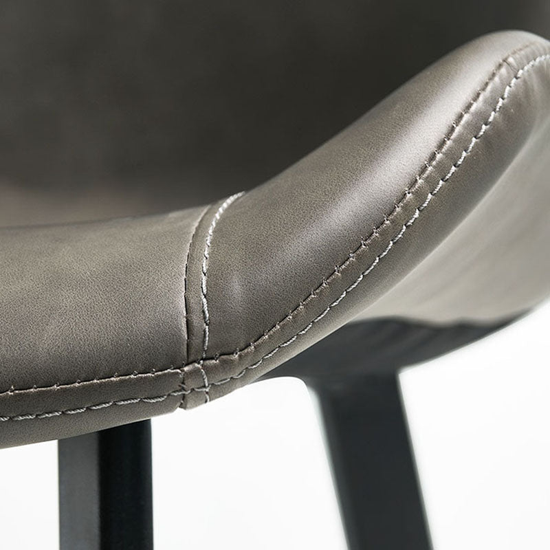 Sedie da pranzo in pelle finta industriale sedia corda solida per cucina