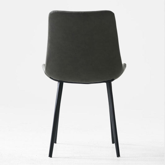 Sedie da pranzo in pelle finta industriale sedia corda solida per cucina