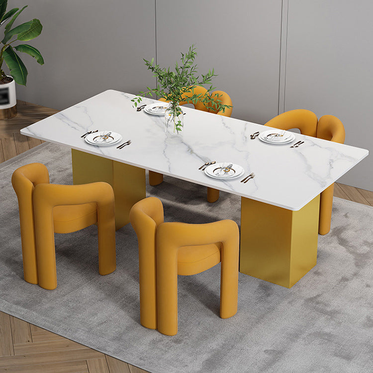 Matte Finish Open Dining Chair Designer Style Home Velvet Arm Chair Clearhalo 'Dining Chairs' 'Dining Tables & Seating' 'dining_chair' 'furn' 'furn_dining_chair' 'Furniture' 'Kitchen & Dining Furniture' 5752623