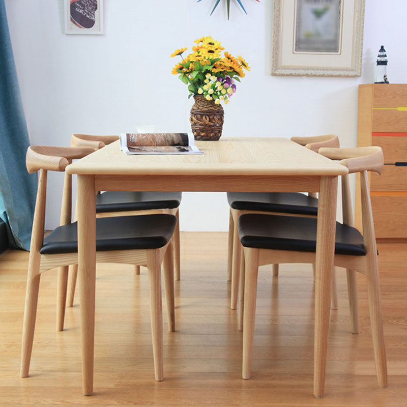 Sillas laterales de comedor de madera silla lateral abierta de estilo industrial para cocina