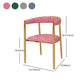 Fabric Dining Chairs Scandinavian Style Open Back Dining Side Chair for Home