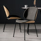 Modern Style Kitchen Chair Dining Armless Chair with Metal Legs