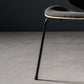 Modern Style Kitchen Chair Dining Armless Chair with Metal Legs
