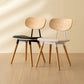 Modern Style Kitchen Chair Dining Armless Chairs with Wooden Legs