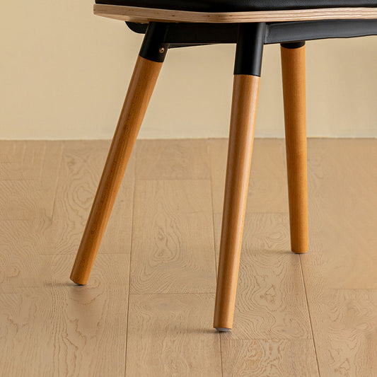 Sedia da cucina in stile moderno sedie senza braccio con gambe in legno