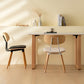 Modern Style Kitchen Chair Dining Armless Chairs with Wooden Legs