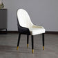 Scandinavian Upholstered Dining Chairs Arm Solid Back Dining Side Chair Clearhalo 'Dining Chairs' 'Dining Tables & Seating' 'dining_chair' 'furn' 'furn_dining_chair' 'Furniture' 'Kitchen & Dining Furniture' 5752801