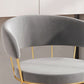 Upholstered Side Chairs Scandinavian Style Open Back Dining Side Chair Clearhalo 'Dining Chairs' 'Dining Tables & Seating' 'dining_chair' 'furn' 'furn_dining_chair' 'Furniture' 'Kitchen & Dining Furniture' 5752835