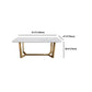 Nordic Glam Rectangle Sintered Stone Table Set 1/2/5/6/7 Pieces Dining Set