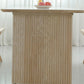 Rechthoekige eettafelset 1/2/5 stuks massief houten eettafel en stoelen