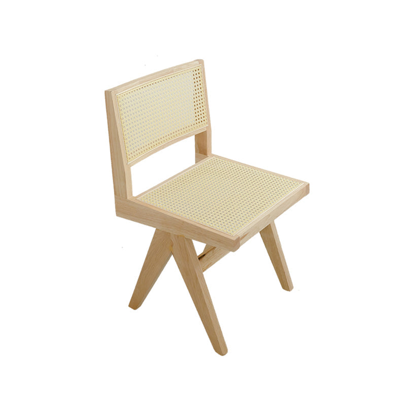 Rechthoekige eettafelset 1/2/5 stuks massief houten eettafel en stoelen