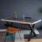 Moderne rechthoek 1/2/3/5 stuks Dinette set indoor trent eettafel in grijs