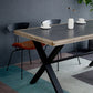 Moderne rechthoek 1/2/3/5 stuks Dinette set indoor trent eettafel in grijs