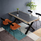 Moderne rechthoek 1/2/3/5 stuks Dinette set indoor trent eettafel in grijs