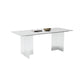Modern Rectangle Sintered Stone Table Set 1/4/5/6/7/8 Pieces Dining Set Clearhalo 'Dining Room Sets' 'Dining Tables & Seating' 'dining_room_set' 'furn' 'furn_dining_room_set' 'Furniture' 'Kitchen & Dining Furniture' 5753119