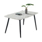 Ensemble de table à manger avec pieds en pierre, rectangle d'intérieur, 1/4/5/7 pièces